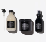 Davines zestaw OI: szampon z pompką + hair butter + mleczko 135ml