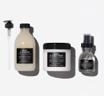 Davines zestaw: szampon z pompką + odżywka + olejek 50ml