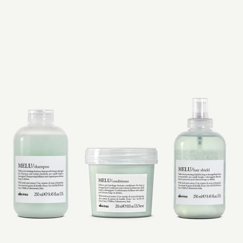 Davines MELU zestaw - szampon, odżywka, mgiełka hair shield