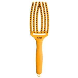 Olivia Garden Szczotka do Włosów Finger Brush Medium Yelloow Sunshine