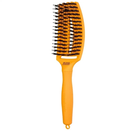 Olivia Garden Szczotka do Włosów Finger Brush Medium Yelloow Sunshine