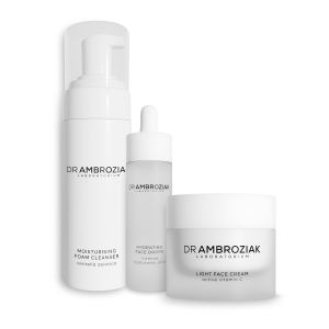 PIANKA-HYDRATING-LIGTH_Dr Ambroziak Intense Hydration Set Zestaw Intensywnie Nawilżający