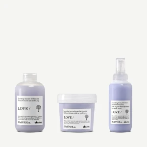 Zestaw Davines New LOVE Smoothing Shampoo 250 ml + LOVE Smoothing Conditioner 250 ml + LOVE Smoothing Serum 150 ml