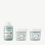Zestaw Davines New MINU Shampoo 250 ml + MINU Conditioner 250 ml + MINU Hair Mask 250 ml
