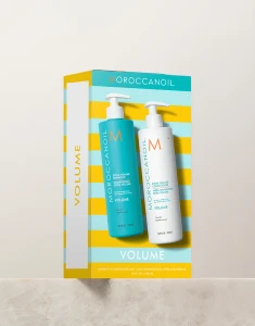 Moroccanoil Volume Duo zestaw zwiększający objętość włosów cienkich | szampon 500ml, odżywka 500ml