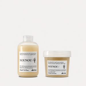Zestaw Davines New Essential Haircare NOUNOU Szampoo 250 ml + NOUNOU Hair Mask 250 ml