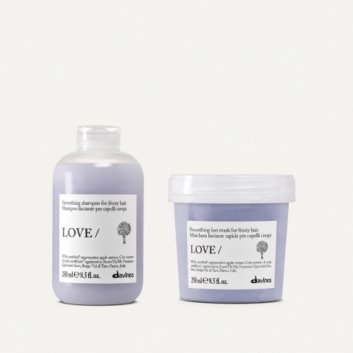Zestaw Davines New Essential Haircare LOVE Smoothing Szampon 250 ml + LOVE Smoothing Mask 250 ml