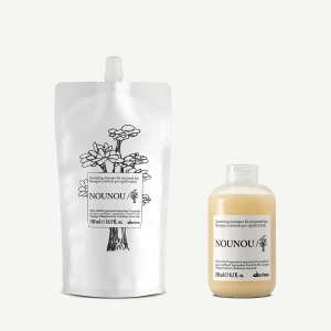Zestaw Davines New Essential Haircare NOUNOU Szampon 250 ml + NOUNOU Shampoo Refill 500 ml