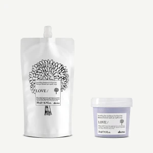 Zestaw Davines New Essential Haircare LOVE Smoothing Conditioner 250 ml + LOVE Smoothing Shampoo Refill 500 ml