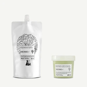 Zestaw Davines New Essential Haircare MOMO Conditioner 250 ml + MOMO Shampoo Refill 500 ml
