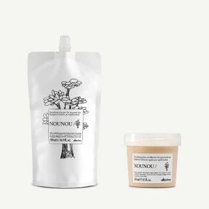 Zestaw Davines New Essential Haircare NOUNOU Conditioner 250 ml + NOUNOU Shampoo Refill 500 ml