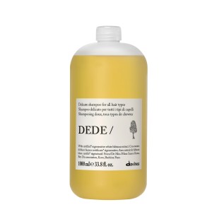 Davines New Essential Haircare DEDE Shampoo 1000 ml – delikatny szampon do codziennego mycia, miękkość i połysk