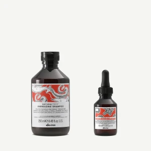 Zestaw Davines Energizing Shampoo 250 ml + Energizing Seasonal Superactive 100 ml – kuracja wzmacniająca do skóry głowy i włosów z tendencją do wypadania