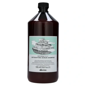 Davines Detoxifying Scrub Shampoo 1000 ml – rewitalizujący szampon peelingujący do skóry głowy
