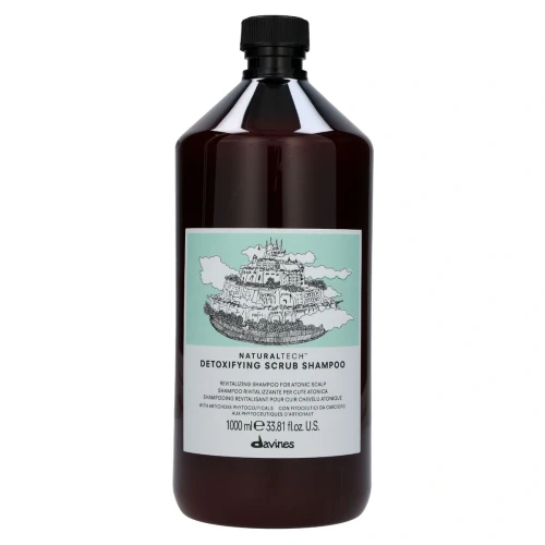 DAVINES NATURALTECH szampon do włosów i skóry głowy Detoxifying Scrub Shampoo 1000 ml