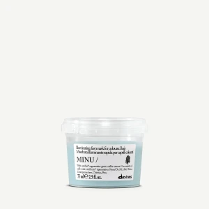 Davines MINU Hair Mask 75 ml – rozświetlająca maska do włosów farbowanych