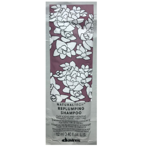 Davines Replumping Shampoo - nawilżający i uelastyczniający szampon do wszystkich rodzajów włosów 12 ml 