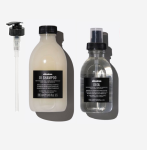 Davines zestaw OI - szampon z pompką + olejek 