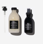 Davines zestaw OI - szampon 250ml z pompką + mleczko 135ml