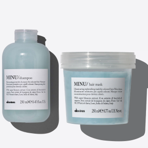 Zestaw Davines MINU- szampon 250 ml + maska 250 ml