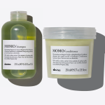 Davines MOMO szampon 250ml, odżywka 250ml - zestaw nawilżający do włosów odwodnionych