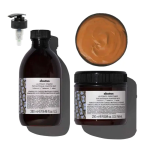 Davines Alchemic Tobacco zestaw - szampon 280ml z dozownikiem + odżywka 250ml 