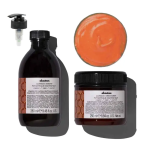 Davines Alchemic Copper zestaw - szampon 280ml z dozownikiem + odżywka 250ml 
