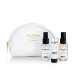 Balmain kosmetyczka biała - Zestaw podróżny do stylizacji.