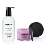 Balmain Illuminating Shampoo, Mask, Silver Pearl - Zestaw do włosów blond, srebrnych i siwych.